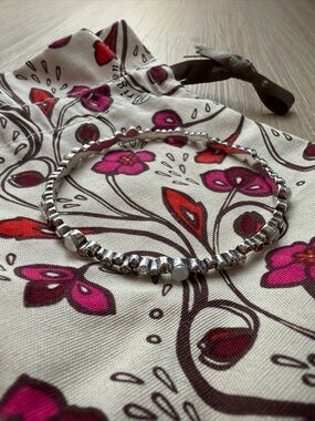 Brighton Crystal Palace Silver Tone Bangle Bracelet